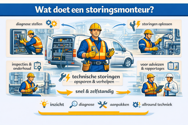 Alles over het beroep storingsmonteur Wat doet een storingsmonteur